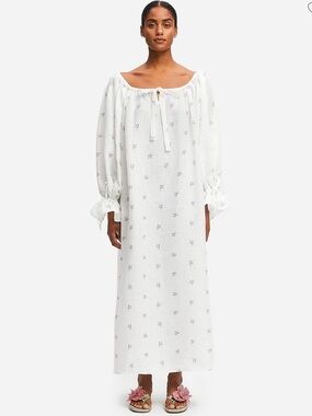 Sleeper Cha Cha Linen Maxi Dress